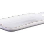 رولت خوری لیمون چینی طرح خط طلا