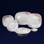 سرویس غذاخوری ۲۶ پارچه آرکوپال مقصود طرح آلاله صورتی