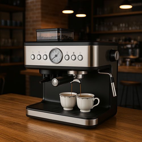 اسپرسو ساز نیمه صنعتی مگنتا مدل ۱۰۵۰ آسیاب دار