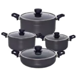 سرویس قابلمه و تابه گرانیتی ۸ پارچه یونیک مدل رویال