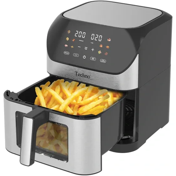 سرخکن بدون روغن 8 لیتری تکنو مدل TE-555