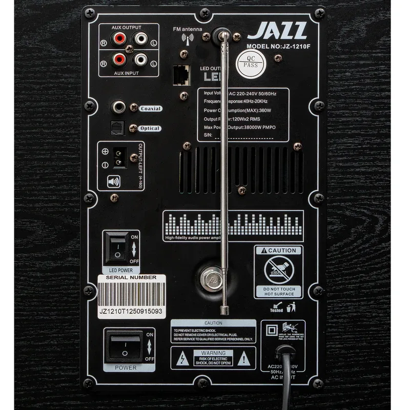 اسپیکر بلوتوثی جاز مدل JZ 1210 F